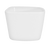 CAC China F-CQ7 7.5 Oz. Super White Porcelain Square Fortune Bouillon Cup (4 Dozen Per Case)