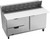 Beverage Air SPED60HC-16C-2 60" W Two-Section One Door Sandwich Top Refrigerated Counter