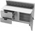 Beverage Air SPED60HC-16C-2 60" W Two-Section One Door Sandwich Top Refrigerated Counter