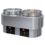 Hatco RHW-2 2 Compartments Stainless Steel Round Food Warmer or Cooker - 2000-2700 Watts