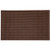 Winco BM-1812B 18" x 12" Brown Rubber Service Mat