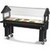 Carlisle 660603 72-1/4"W Black SixStar Portable Food Bar