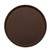 Cambro 1400TL138 14" Dia. Fiberglass Tavern Tan Round Treadlite Tray - 12/Case