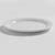 American Metalcraft DPW7WH 7" Plastic White Round Plate