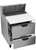 Beverage Air SPED27HC-C-B 27" W One-Section Two Drawer Sandwich Top Refrigerated Counter