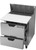 Beverage Air SPED27HC-C-B 27" W One-Section Two Drawer Sandwich Top Refrigerated Counter