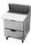 Beverage Air SPED27HC-C-B 27" W One-Section Two Drawer Sandwich Top Refrigerated Counter