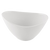 CAC China MX-OV10 48 Oz. Super White Porcelain Oval Super Bowl Salad Bowl (1 Dozen)