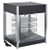 Winco EDM-1K 25.25" W Stainless Steel & Glass 4 Shelves Heated Pizza Merchandiser - 1500 Watts