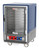 Metro C535-MFC-4-BU C5 3 Series Blue Half-Size Insulated Moisture Heated Holding & Proofing Cabinet with Clear Doors and Fixed Wire Slides - 120 Volts