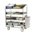 Lakeside B591 51.88" W Stainless Steel 14 Gauge 4 Shelves 1 Angled Soiled Dish Breakdown Cart