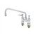 T&S Brass B-0225-61X-CCCR Double Pantry Faucet deck mount 4"