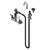 T&S Brass B-2892-QDSV Pot & Kettle Filler Faucet splash-mounted 8"