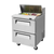 Turbo Air TST-28SD-D2-N 27.5" W One-Section Two Drawer Super Deluxe Sandwich/Salad Unit