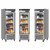 Turbo Air TSR-23GSD-N6 27" W One-Section Glass Door Super Deluxe Glass Door Refrigerator