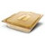 Carlisle 10420B13 3.7 Qt. 1/2 Size Amber Storplus High Heat Hot Food Pan