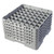 Cambro 49S958151 Camrack Glass Rack With (5) Soft Gray Extenders - 2 Cases