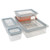 Cambro 20CWGL135 Camwear 1/2 Size Clear Food Pan - 6/Case