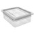 Cambro 20CWGL135 Camwear 1/2 Size Clear Food Pan - 6/Case