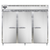 Continental Refrigerator D3REN 85.5" W Three-Section Solid Door Reach-In Designer Line Wide Refrigerator