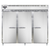 Continental Refrigerator D3REN 85.5" W Three-Section Solid Door Reach-In Designer Line Wide Refrigerator