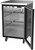 Beverage Air BB24HC-1-FG-B 24"W One-Section Glass Door Refrigerated Food Rated Back Bar Storage Cabinet