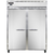 Continental Refrigerator 2FEN 57" W Two-Section Solid Door Reach-In Extra-Wide Freezer - 115 Volts