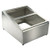 Winco SCPH-33 Stainless Steel 16" x 13-1/2" x 9-1/4"H Condiment Packet Holder