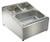 Winco SCPH-33 Stainless Steel 16" x 13-1/2" x 9-1/4"H Condiment Packet Holder