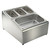 Winco SCPH-33 Stainless Steel 16" x 13-1/2" x 9-1/4"H Condiment Packet Holder