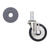 Metro 4Ld Super Erecta Stem Caster Swivel 4" Dia. 15/16" Face 125 Lb. Capacity Resilient Rubber Donut Wheel Tread