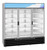 Hoshizaki RM-65-HC 78" W Three-Section Glass Door Refrigerated Merchandiser