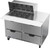 Beverage Air SPED48HC-18M-2 48" W Two-Section One Door Mega Top Refrigerated Counter