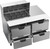 Beverage Air SPED48HC-18M-2 48" W Two-Section One Door Mega Top Refrigerated Counter