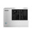 Hoshizaki KMD-355MAJ 395 Lbs. Stainless Steel Crescent Cube Style Air-Cooled Ice Maker - 115 Volts