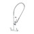 T&S Brass B-0133-B-TEE EasyInstall Pre-Rinse Unit B-0107 wall bracket accessory fitting tee
