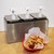 Carlisle 38503 Topping Rail Dispenser 14.44"W x 7.75"D x 12.5"H Triple-Unit Countertop Design