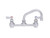 Fisher 13290 10" Swing Spout Backsplash Mount 0.5" NPT Male Inlets Faucet