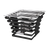 Eastern Tabletop 1715MB 10"W x 10"D x 9"H Black Stainless Steel Escalate Riser