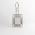 American Metalcraft FRYS443 Stainless Steel Square Tabletop Serving Fry Basket