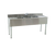 Eagle Group B5C-18 Stainless Steel 1800 Series Underbar Sink Unit - 60"W x 20"D x 33-1/2"H
