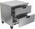 Beverage Air WTFD32AHC-2-FLT 32"W Two Drawer Stainless Steel Worktop Freezer