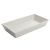 American Metalcraft POR17 144 Oz. Porcelain White Rectangular Bowl
