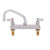 Fisher 3314 Brass Deck Faucet With 8" Centers And 14" Swing Spout