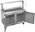 Beverage Air SPE48HC-12-SNZ 48" W Two-Section Two Door Sandwich Top Refrigerated Counter with Sneezeguard
