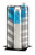 Cal-Mil 4104-13 Black Wire 8-3/4"W x 8-3/4"D x 17-3/4"H Portland Cup/Lid Organizer