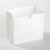American Metalcraft SBW4 White Square Mini Snack Bag (250 Each Per Pack)