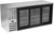 Beverage Air BB72HC-F-GS-S 72" W Stainless Steel 3 Glass Doors Refrigerated Food Rated Back Bar Storage Cabinet - 115 Volts