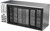 Beverage Air BB72HC-F-GS-S 72" W Stainless Steel 3 Glass Doors Refrigerated Food Rated Back Bar Storage Cabinet - 115 Volts