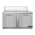 Continental Refrigerator SW60N12-FB 60" W Two-Section Two Door Sandwich Unit